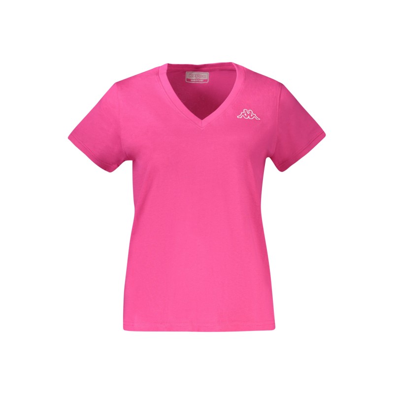 KAPPA T-SHIRT MANICHE CORTE DONNA ROSA KAPPA T-SHIRT MANICHE CORTE DONNA ROSA