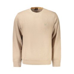 HUGO BOSS FELPA SENZA ZIP UOMO MARRONE