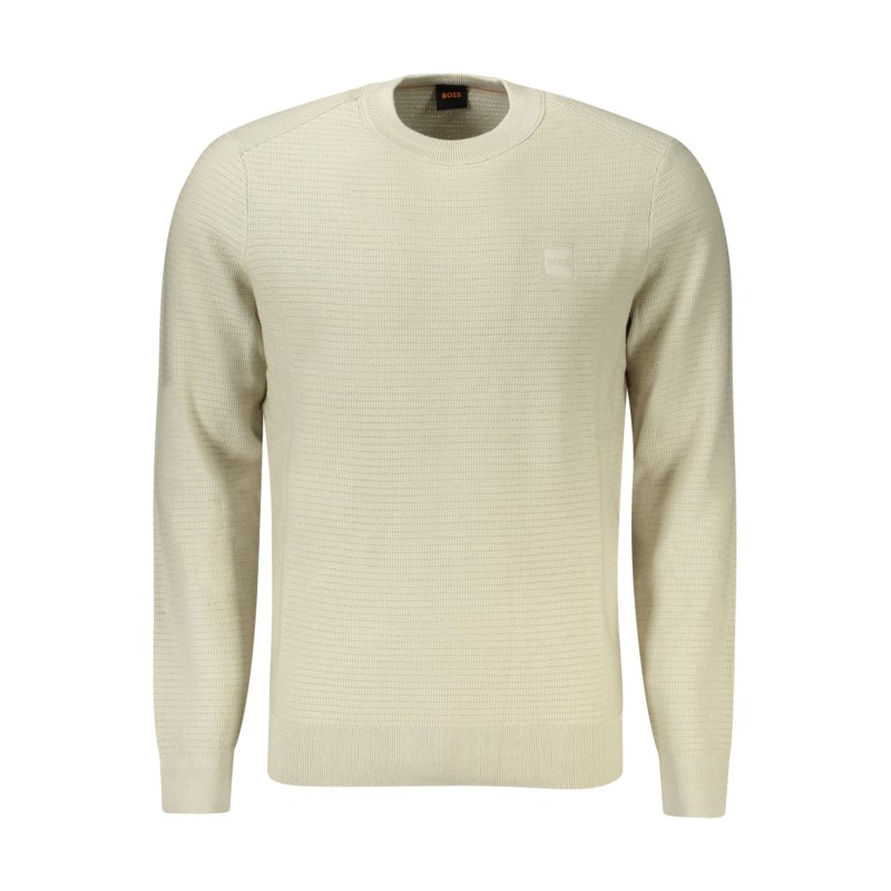HUGO BOSS MAGLIA UOMO BEIGE HUGO BOSS MAGLIA UOMO BEIGE