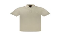 HUGO BOSS POLO MANICHE CORTE UOMO BEIGE