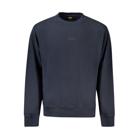 HUGO BOSS FELPA SENZA ZIP UOMO BLU