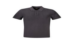 HUGO BOSS POLO MANICHE CORTE UOMO NERO
