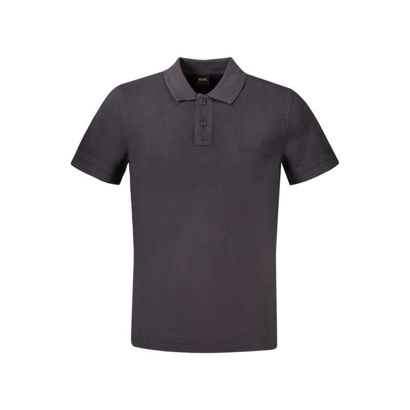 HUGO BOSS POLO MANICHE CORTE UOMO NERO HUGO BOSS POLO MANICHE CORTE UOMO NERO