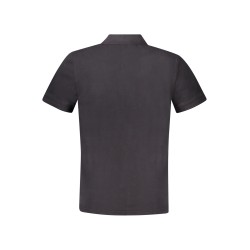 HUGO BOSS POLO MANICHE CORTE UOMO NERO