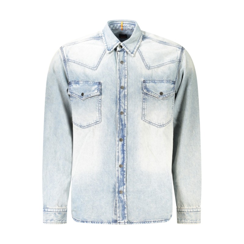 HUGO BOSS CAMICIA MANICHE LUNGHE UOMO AZZURRO HUGO BOSS CAMICIA MANICHE LUNGHE UOMO AZZURRO