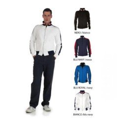 Felpa YACHT Full Zip bicolore