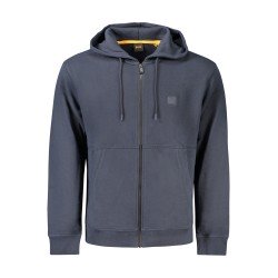 HUGO BOSS FELPA CON ZIP UOMO BLU