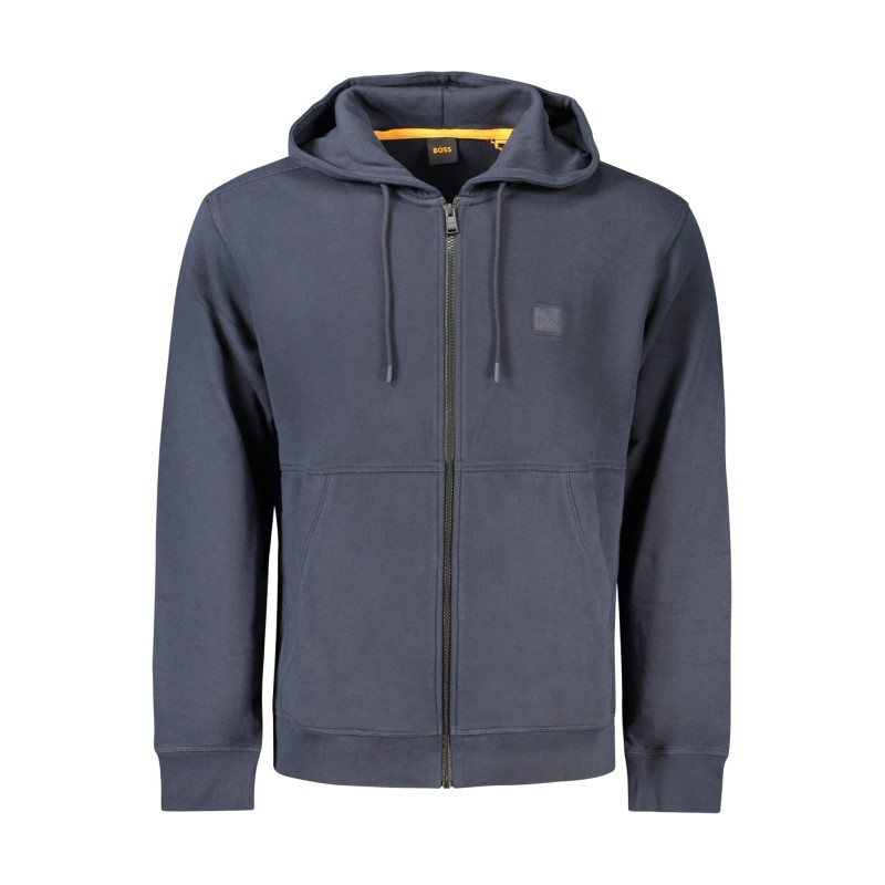 HUGO BOSS FELPA CON ZIP UOMO BLU HUGO BOSS FELPA CON ZIP UOMO BLU