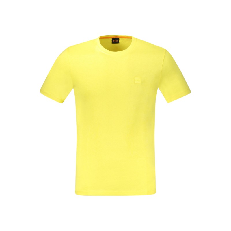HUGO BOSS T-SHIRT MANICHE CORTE UOMO GIALLO HUGO BOSS T-SHIRT MANICHE CORTE UOMO GIALLO