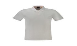 HUGO BOSS POLO MANICHE CORTE UOMO BIANCO