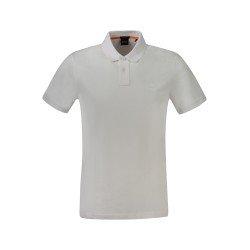 HUGO BOSS POLO MANICHE CORTE UOMO BIANCO