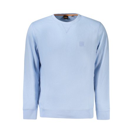 HUGO BOSS FELPA SENZA ZIP UOMO AZZURRO