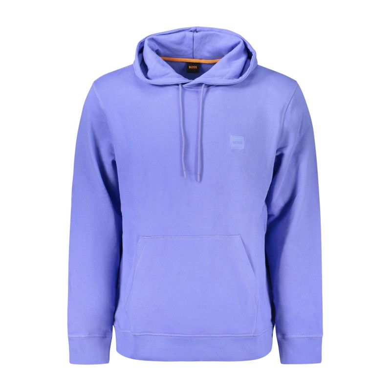 HUGO BOSS FELPA SENZA ZIP UOMO BLU HUGO BOSS FELPA SENZA ZIP UOMO BLU
