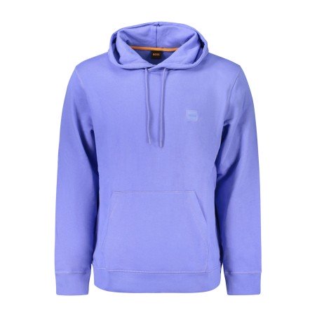 HUGO BOSS FELPA SENZA ZIP UOMO BLU