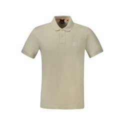 HUGO BOSS POLO MANICHE CORTE UOMO BEIGE