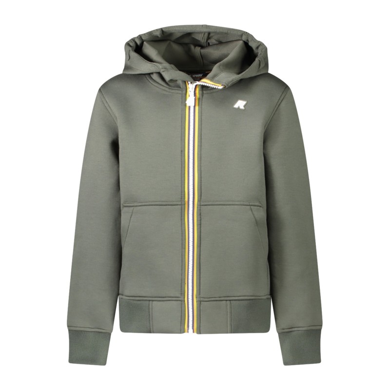 K-WAY GIACCA SPORTIVA BAMBINO VERDE K-WAY GIACCA SPORTIVA BAMBINO VERDE
