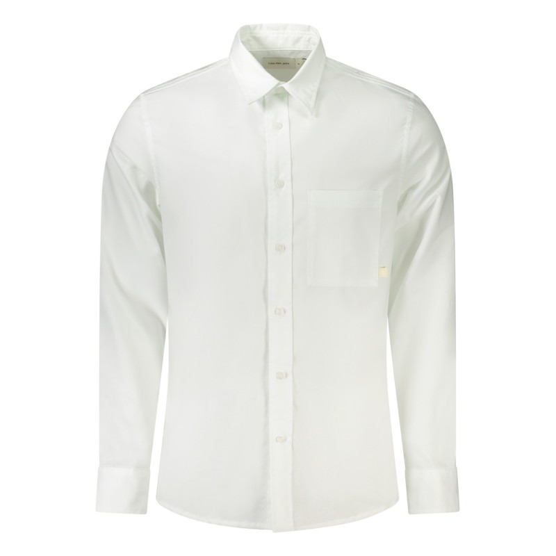 CALVIN KLEIN CAMICIA MANICHE LUNGHE UOMO BIANCO CALVIN KLEIN CAMICIA MANICHE LUNGHE UOMO BIANCO