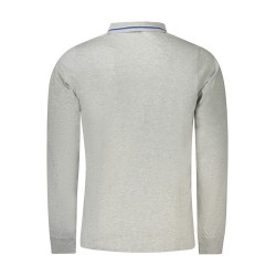 NORWAY 1963 POLO MANICHE LUNGHE UOMO GRIGIO