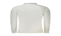 NORWAY 1963 POLO MANICHE LUNGHE UOMO BIANCO