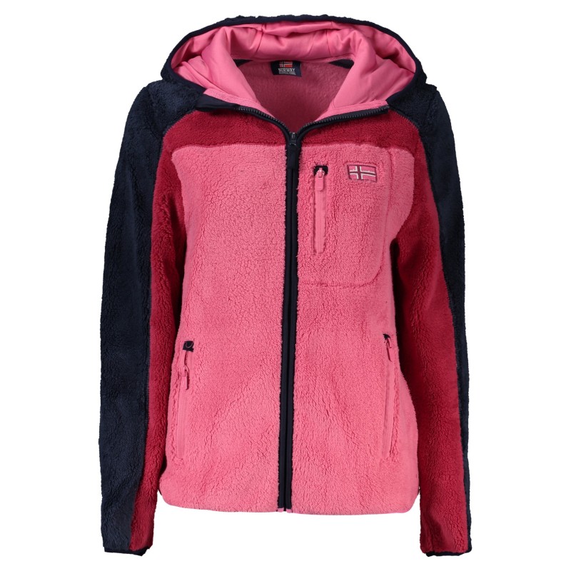 NORWAY 1963 GIACCA SPORTIVA DONNA ROSA NORWAY 1963 GIACCA SPORTIVA DONNA ROSA