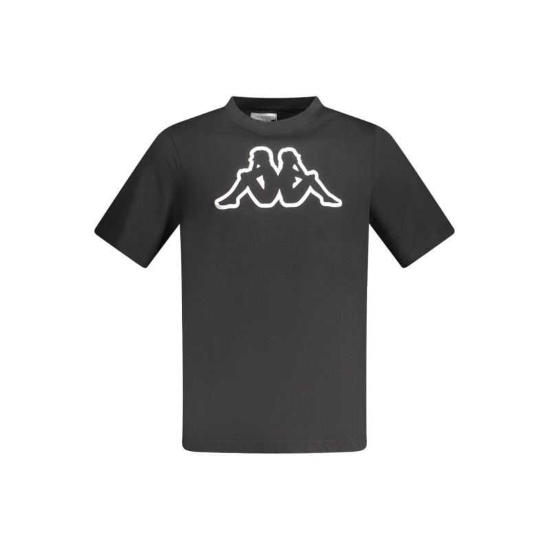 KAPPA T-SHIRT MANICHE CORTE UOMO NERO KAPPA T-SHIRT MANICHE CORTE UOMO NERO