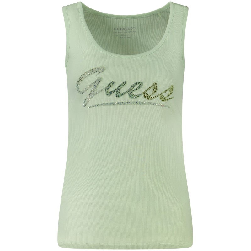GUESS JEANS CANOTTA DONNA VERDE GUESS JEANS CANOTTA DONNA VERDE