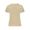 GUESS JEANS T-SHIRT MANICHE CORTE DONNA BEIGE