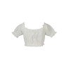 GUESS JEANS TOP DONNA BIANCO