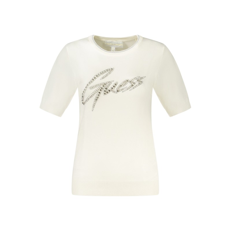 GUESS JEANS MAGLIA DONNA BIANCO GUESS JEANS MAGLIA DONNA BIANCO