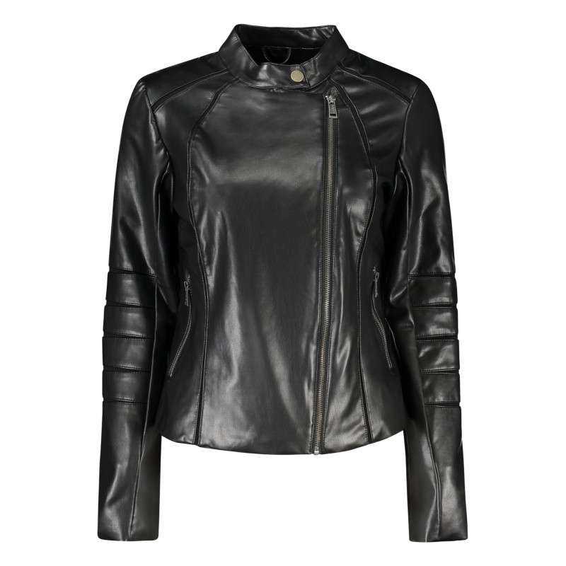 GUESS JEANS GIACCA SPORTIVA DONNA NERO GUESS JEANS GIACCA SPORTIVA DONNA NERO