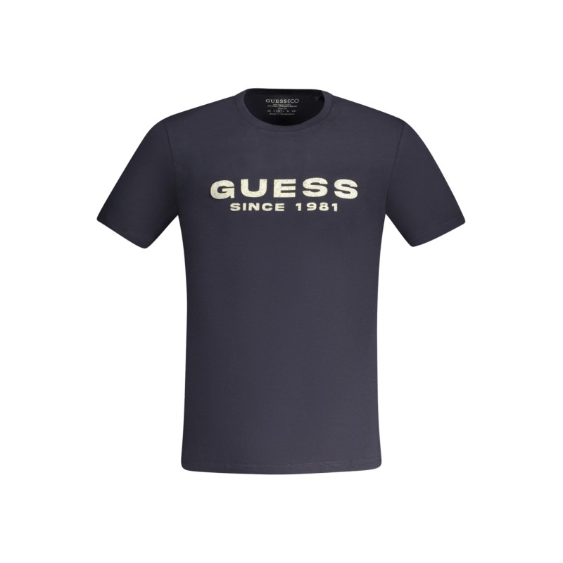 GUESS JEANS T-SHIRT MANICHE CORTE UOMO BLU GUESS JEANS T-SHIRT MANICHE CORTE UOMO BLU
