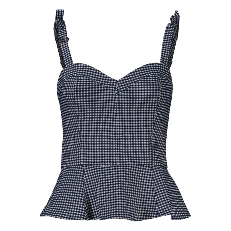 GUESS JEANS TOP DONNA BLU GUESS JEANS TOP DONNA BLU