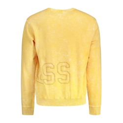 GUESS JEANS FELPA SENZA ZIP UOMO GIALLO