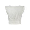 GUESS JEANS TOP DONNA BIANCO