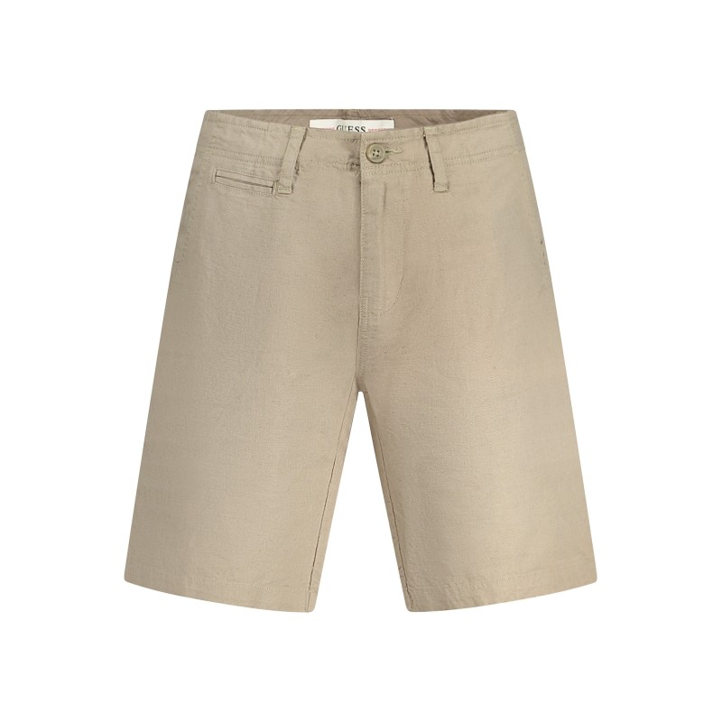 GUESS JEANS PANTALONE BERMUDA UOMO MARRONE GUESS JEANS PANTALONE BERMUDA UOMO MARRONE