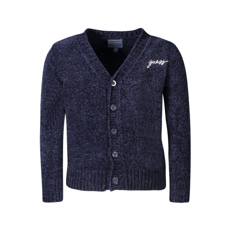 GUESS JEANS CARDIGAN BAMBINO BLU GUESS JEANS CARDIGAN BAMBINO BLU