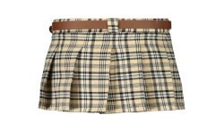 GUESS JEANS GONNA CORTA BAMBINA BEIGE