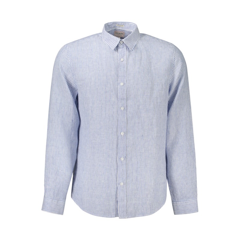 GUESS JEANS CAMICIA MANICHE LUNGHE UOMO BLU GUESS JEANS CAMICIA MANICHE LUNGHE UOMO BLU