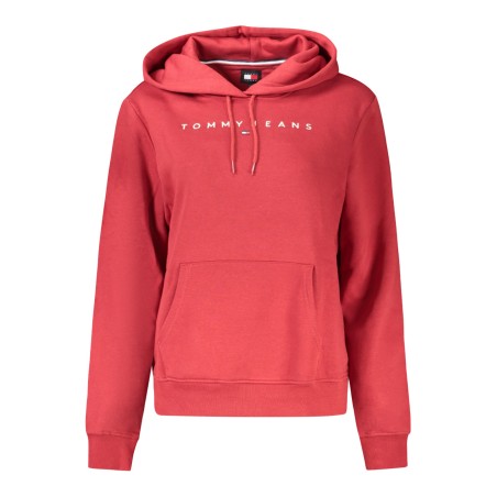 TOMMY HILFIGER FELPA SENZA ZIP DONNA ROSSO