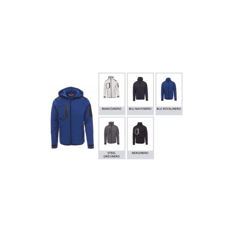 Giacca EXTREME soft shell ergonomica da uomo e manica raglan