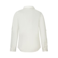 GUESS JEANS CAMICIA MANICHE LUNGHE BAMBINO BIANCO
