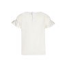 GUESS JEANS T-SHIRT MANICHE CORTE BAMBINA BIANCO