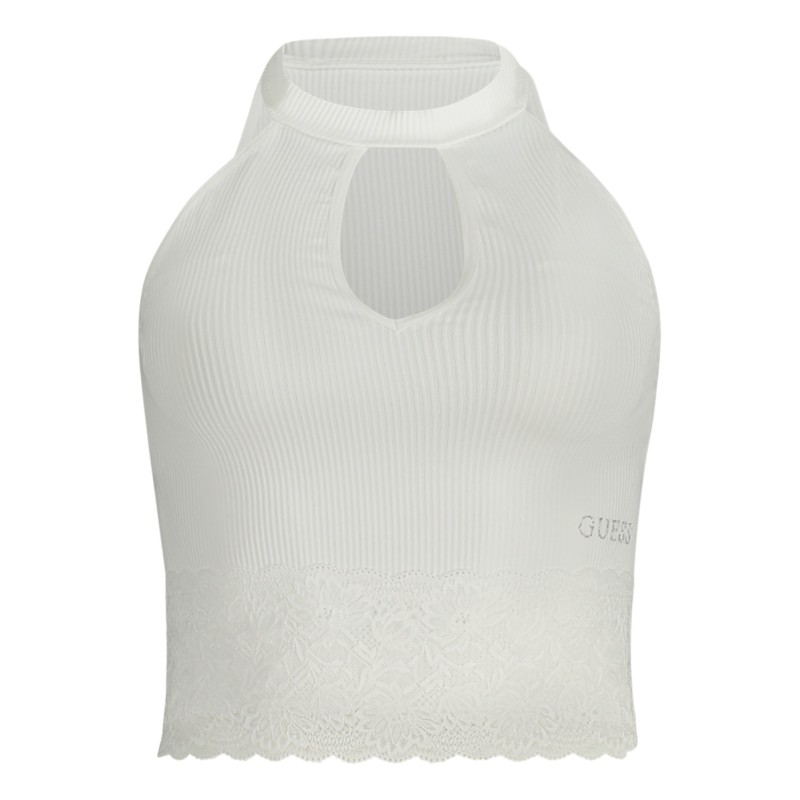 GUESS JEANS TOP DONNA BIANCO GUESS JEANS TOP DONNA BIANCO