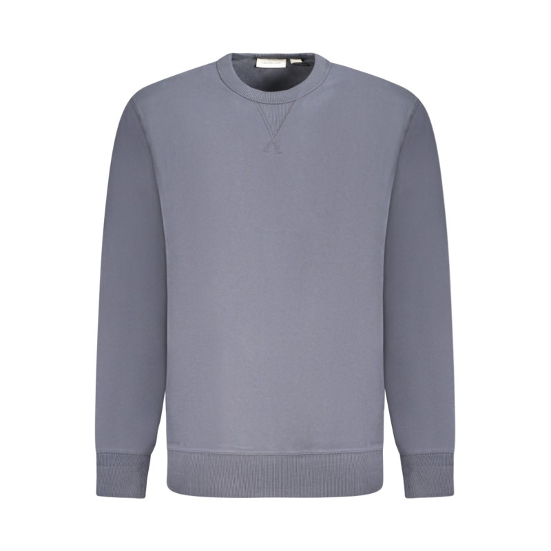 CALVIN KLEIN FELPA SENZA ZIP UOMO BLU
