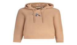 CALVIN KLEIN FELPA SENZA ZIP DONNA ROSA