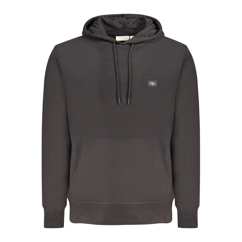 CALVIN KLEIN FELPA SENZA ZIP UOMO NERO