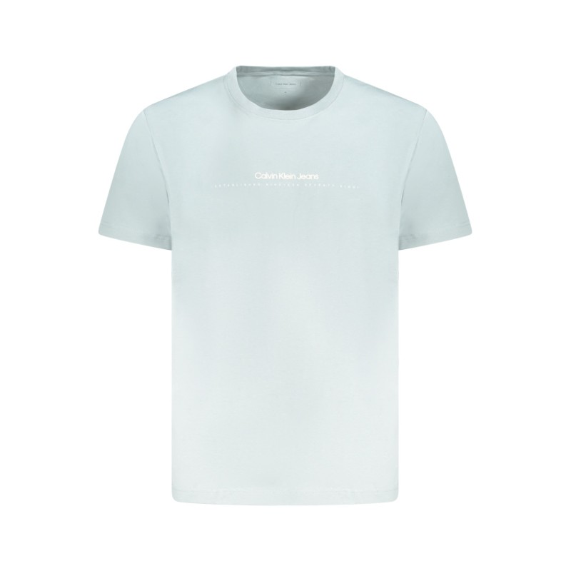 CALVIN KLEIN T-SHIRT MANICHE CORTE UOMO AZZURRO CALVIN KLEIN T-SHIRT MANICHE CORTE UOMO AZZURRO