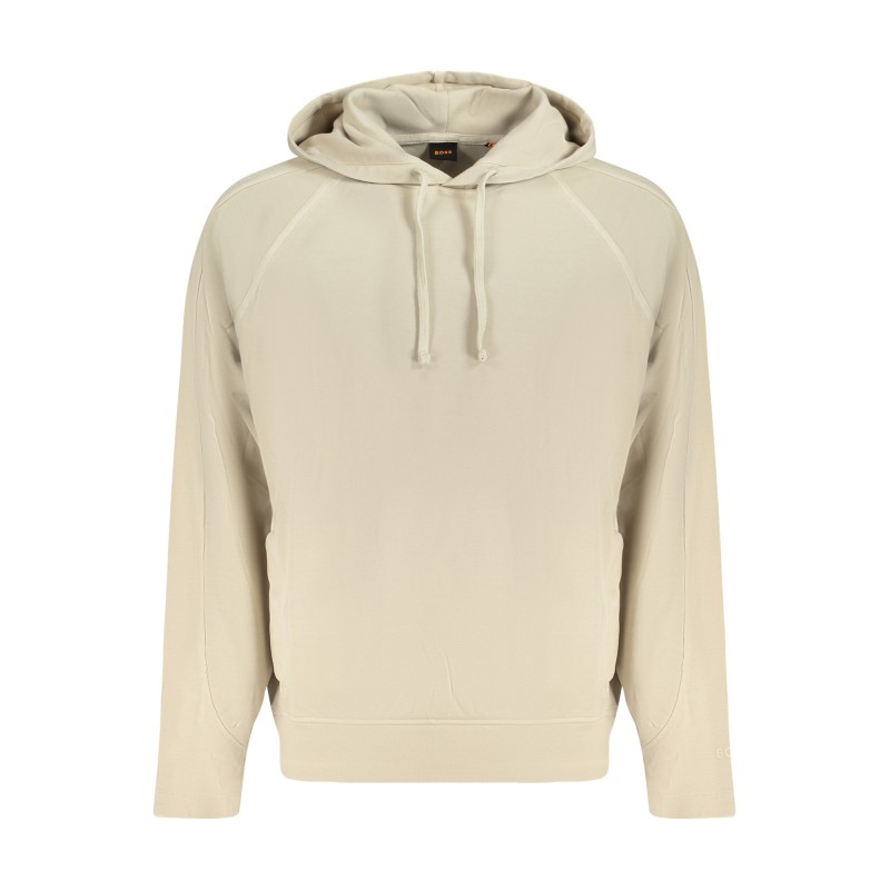 HUGO BOSS FELPA SENZA ZIP UOMO BEIGE HUGO BOSS FELPA SENZA ZIP UOMO BEIGE