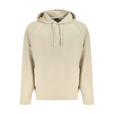 HUGO BOSS FELPA SENZA ZIP UOMO BEIGE