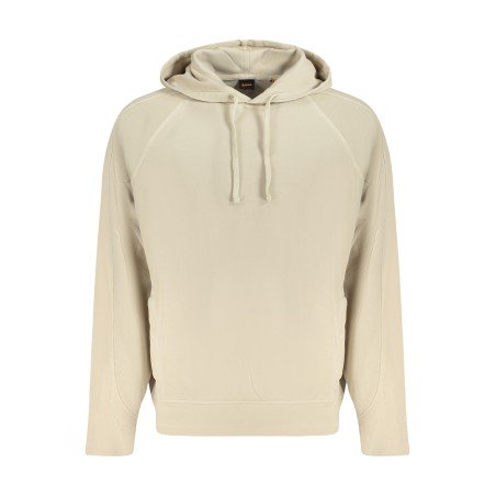 HUGO BOSS FELPA SENZA ZIP UOMO BEIGE